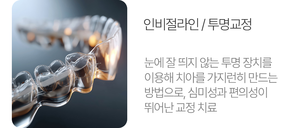 인비절라인 투명교정
